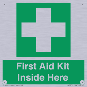 First Aid Kit Inside Here